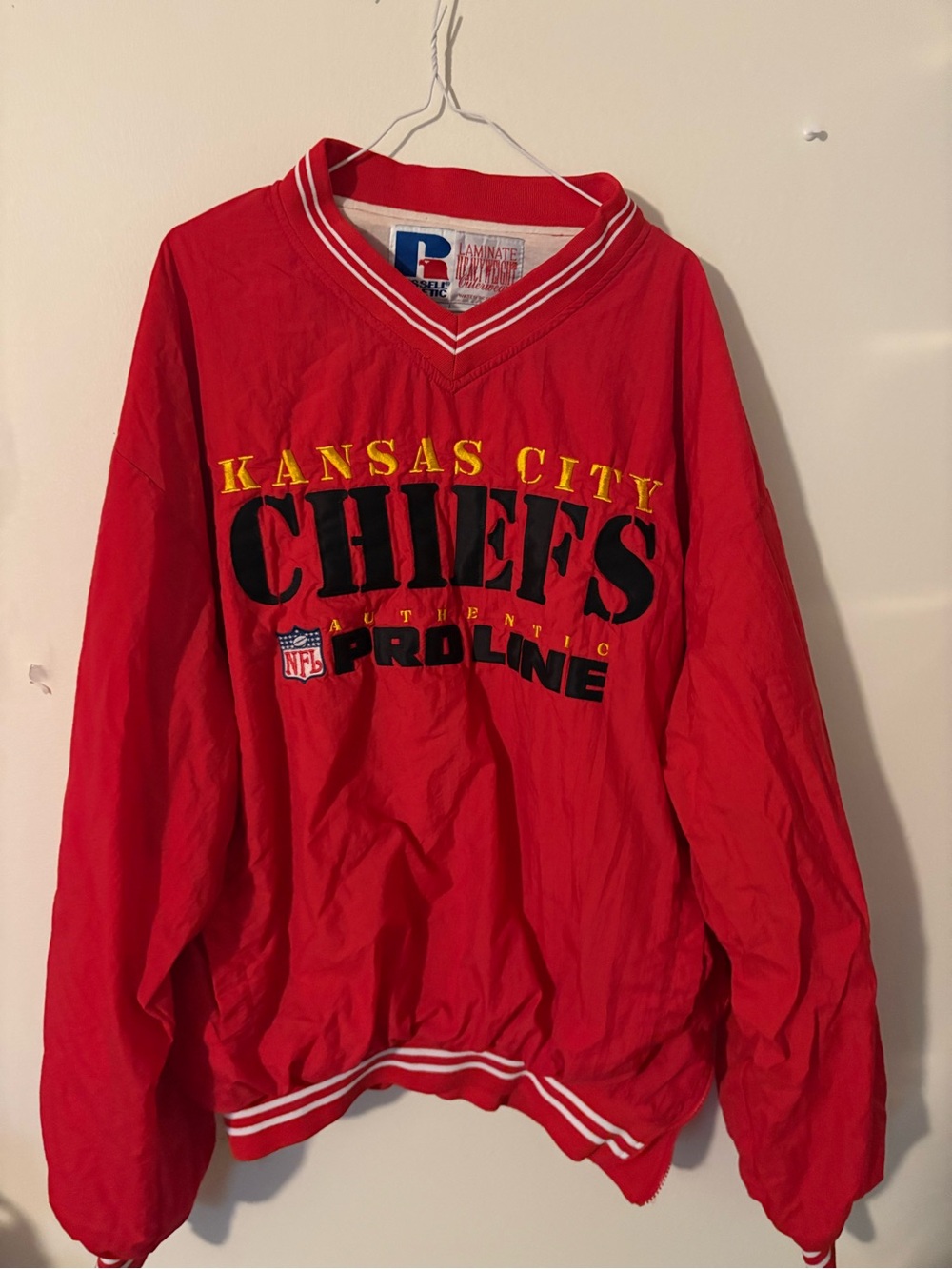 Russell Athletic Red Kansas City Chiefs Pullover Puffer Jacket